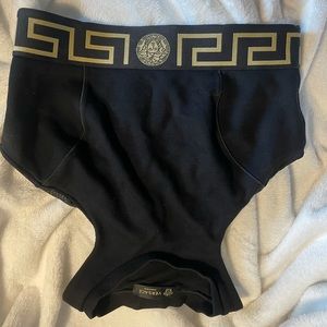 Versace top/sports bra